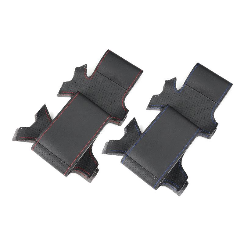 Handflätat Bilrattöverdrag För Mercedes Benz C-Klass W202 CL-Klass C140 E-Klass W210 Mjukt Perforerat Mikrofiberläder