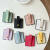 Applicable To Samsung Zflip6 Folding Leather Phone Case Findn3Flip Wristband Flip Xflip Solid Color Hard Case