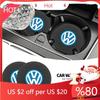 Voor VW Nieuwe 1/2 stuks Auto Waterbeker Waterdichte Antislip Siliconen Onderzetters Voor Volkswagen VW Golf Caddy Scirocco Kever Touran Rline