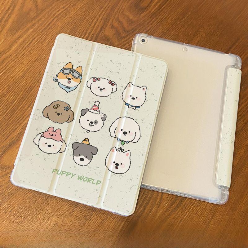 

Для iPad 2022 10th 10.9 чехол Новый мультяшный милый медведь с рисунком iPad тройной чехол для iPad Air4 Air5 10.9 2021 9th 8th 7th 10.2 с подставкой для карандашей iPad Air6（13）