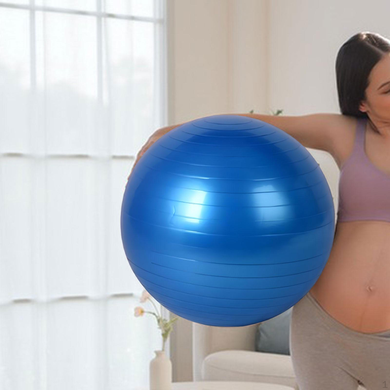

Балансировочный мяч для поддержки спины Пилатес Утолщенный Приятный для кожи для гимнастических упражнений Стабильность blue 55cm