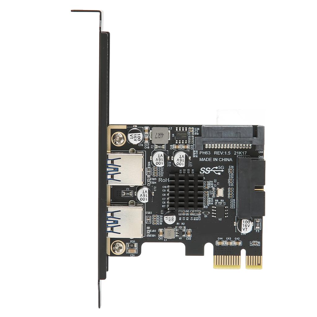 USB 3.0 Pcie Card PCIE To USB3.0 Four Port Expansion Adapter Card for Windows for OS for Linux SystemsPH63