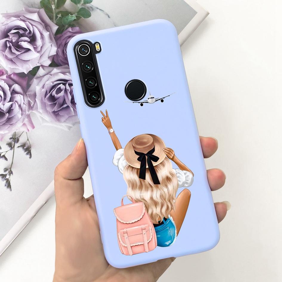 For Phone Cover Xiaomi Redmi Note 8 8T Case Popular Flower Slim Soft Silicone Coque For Xiaomi Redmi Note 8 Pro Note8 8 T Fundas