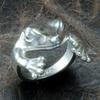 Anneaux Forme Vintage Grenouille Animal Pour Femmes Grenouille Crapaud Métal Enroulement Anneau de Doigt Anneau Unisexe Hommes Petite Amie Fête Cadeaux Personnalité