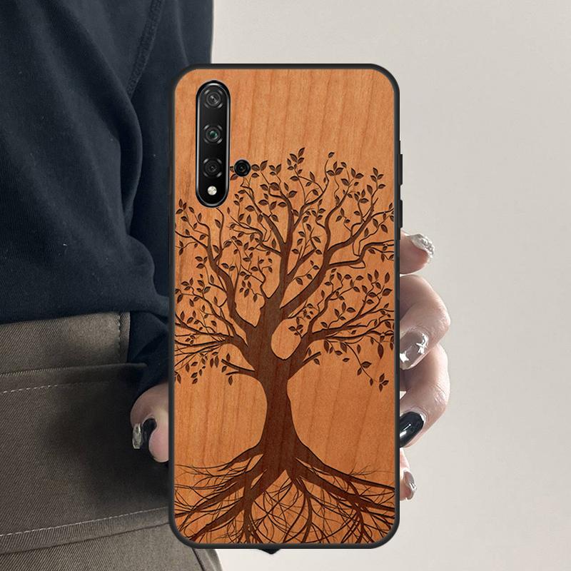 Tree Rose Skull Cactus Wood For Huawei Nova 12s 12i 11i 7i 8i 9 10 SE Y91 Y90 Y60 Y70 Y72 Y61 P60 Pro P30 P40 Lite Case
