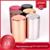 Mini Aluminum Alloy Sealed Tea Can - Compact Metal Storage for Loose Leaf Tea