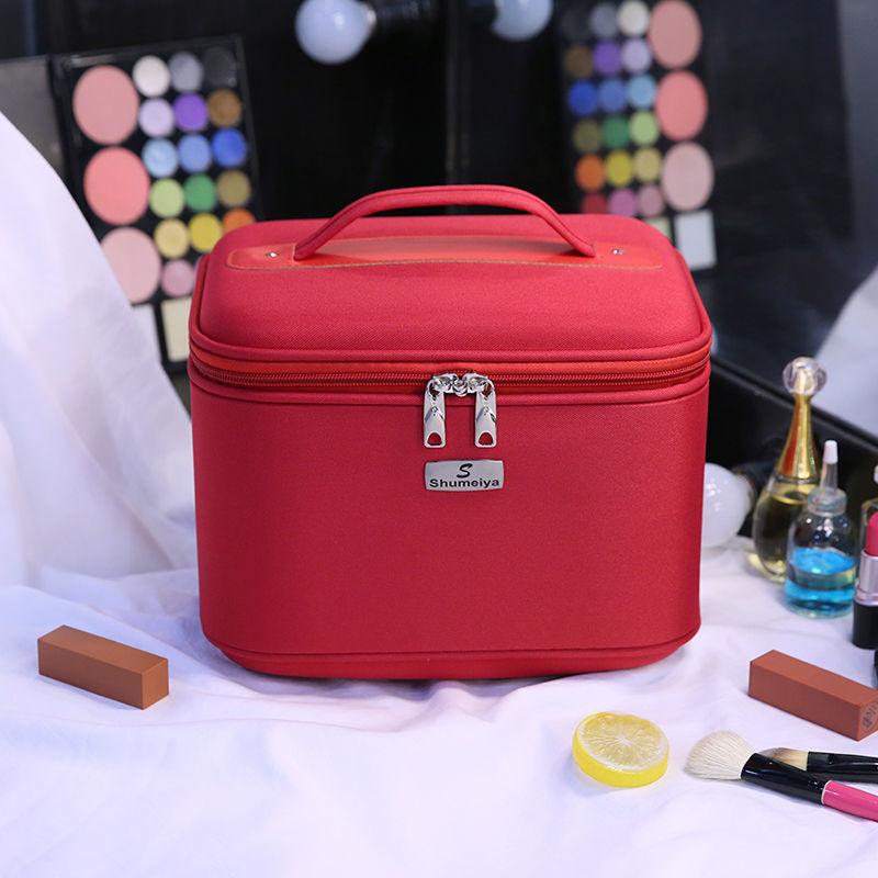 Professional Cosmetic Bag Female Large Capacity Portable Travel Handheld Cosmetic Storage Bag Waterproof Cosmetic Case