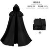 Halloween Gothic Hooded Robe Costume With Chain Detail Medieval Wizard Priest Cosplay Outfit Party