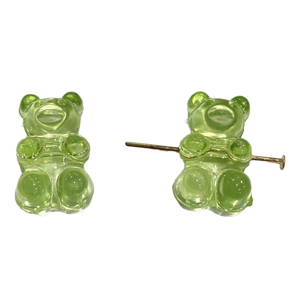 Set of 10 DIY Jewelry Supplies Bear Pendants Bear Jewelry Making Part Acrylic Material for DIY Bracelet Bangle Necklaces
