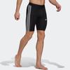 Adidas High Waist Straight Leg Shorts with Logo Print Men Bottoms Black HD3531