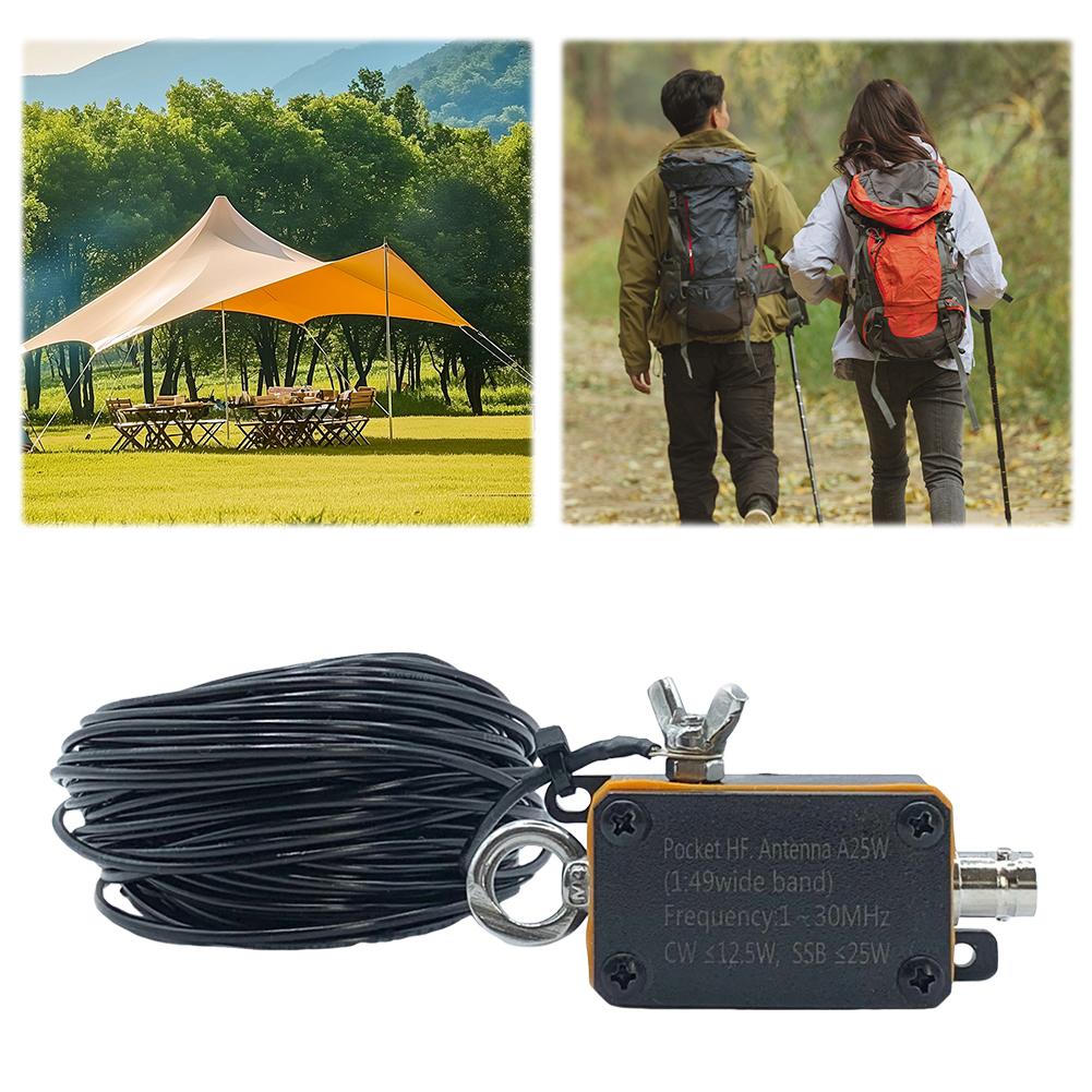 Shortwave Antenna 1-30MHz Frequency Band Wideband End-fed Halfwave Antenna CW SSB End Fed Half Antenna End Fed Radio Antenna
