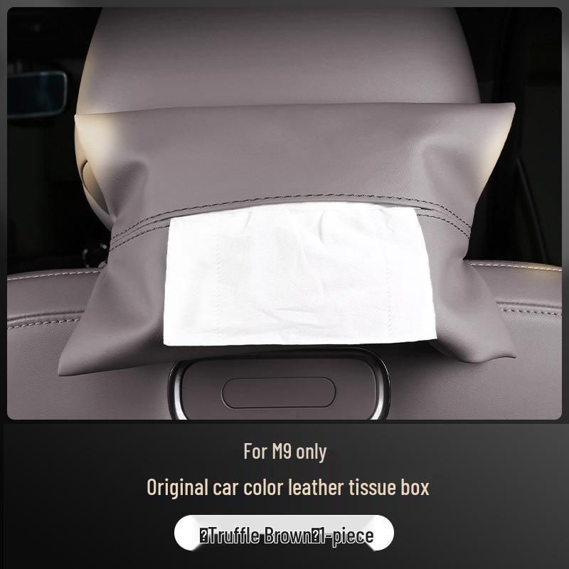 Car Seat Tissue Holder for AITO M9: Armrest Box Tissue Bag