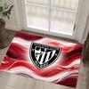 Athletic Bilbao Football Design Crystal Velvet Carpet Cozy Non?Slip Printed Rug For Bedroom Living Room Entrance