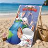 Pinky Brain Adventure Beach Towel, Microfiber Beach Towel, Perfect For Pool, Beach, Travel, Home Decor Beach Party Fan Gifts
