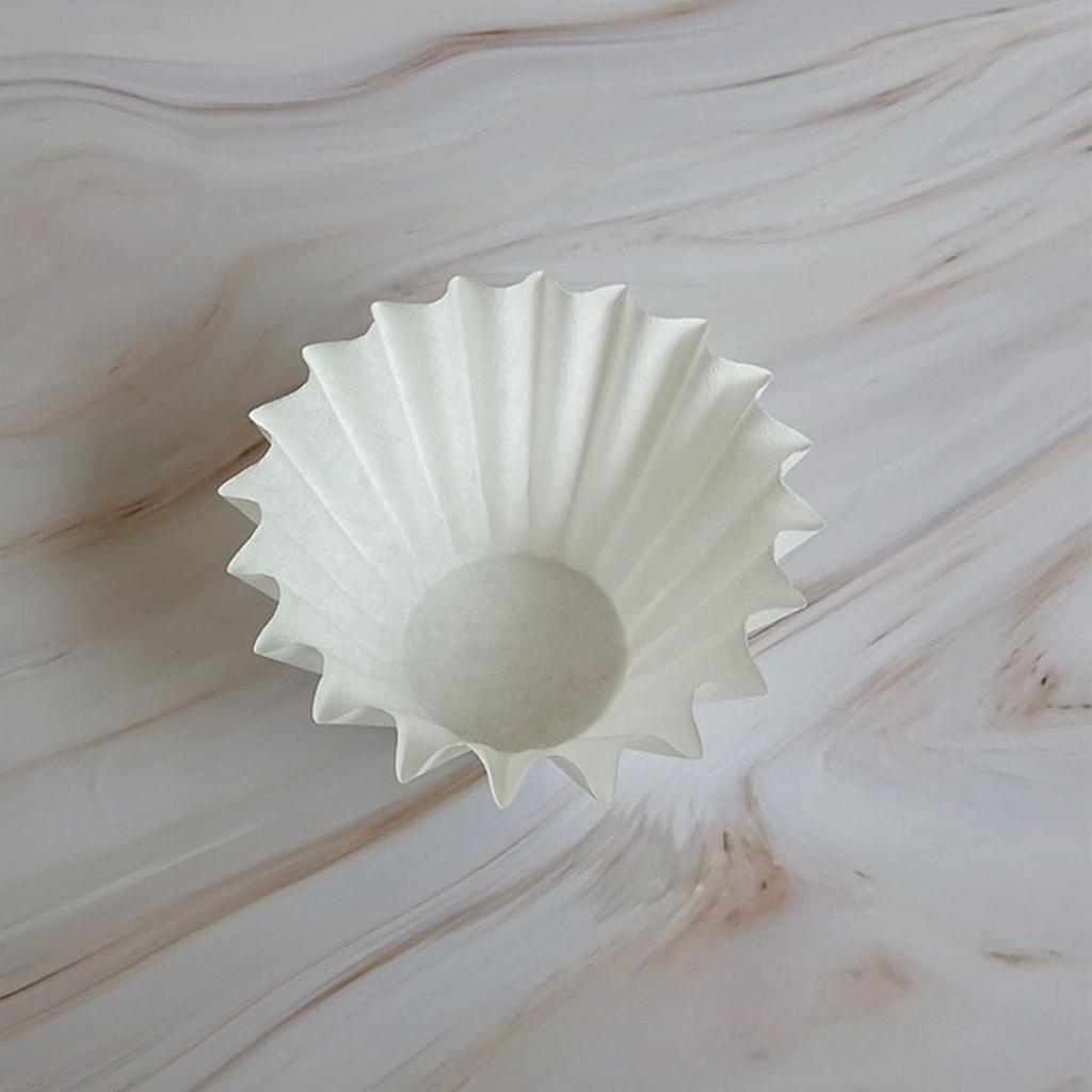 100 Buc Hârtie Filtru Cafea 185mm De Unică Folosință Formă Rotundă Strecurătoare Cafea pentru Băuturi Acasă