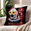 Movie T-Terrifiers 2 Anime Maple Design Cushion Cover Happy Autumn Harvest Decor Holiday Decorati Pillow Cover