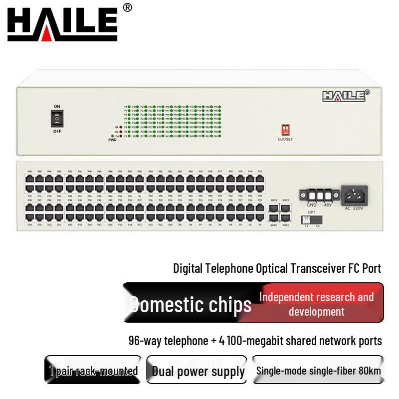 Haile Digital Phone Fiber Optic Multiplexer Series
