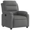 Relaxation Armchair Dark Grey Fabric