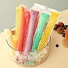 20/50p Disposable Ice Popsicle Mold Bags Bpa Free Freezer Tube With Zip Seals Yogurt Ice Cream Sticks Juice Fruit Smoothies Bag