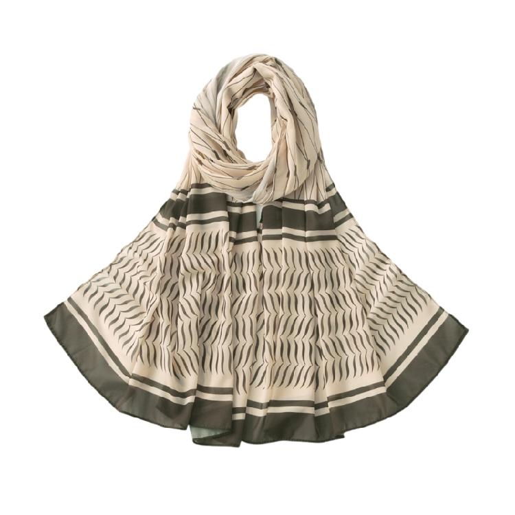 Elegant Comfortable Headscarf Breathable Soft Scarf Church Styles Headscarf for Evening Gowns and Daytime