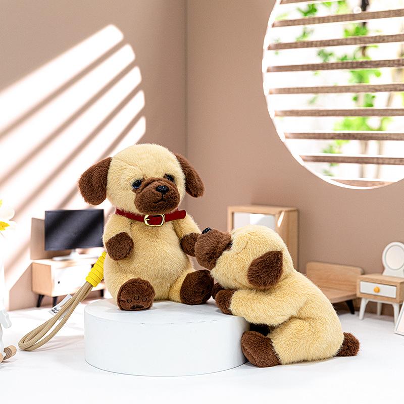 Palm Treasure Series Plush Toy Doll Cute Hippo Simulation Animal Children's Cartoon Doll Keychain