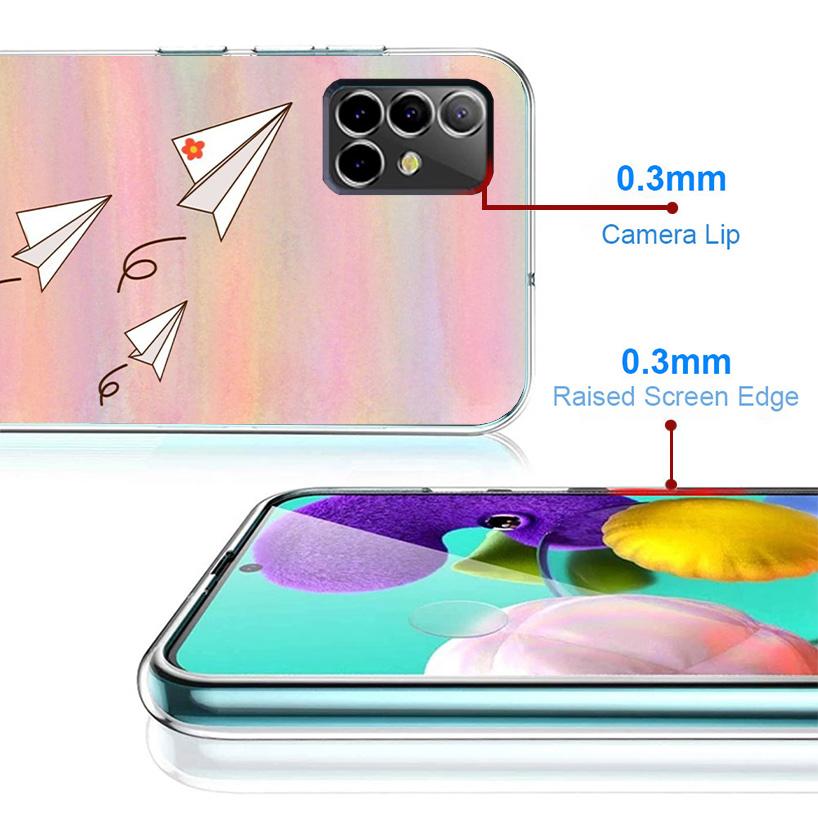 Paper Plane Airplane Fly Phone Case For Samsung Galaxy A17 A37 A57 A16 A26 A36 A56 A15 A25 A35 A55 A14 A24 A34 A54 A13 A23 A33 A
