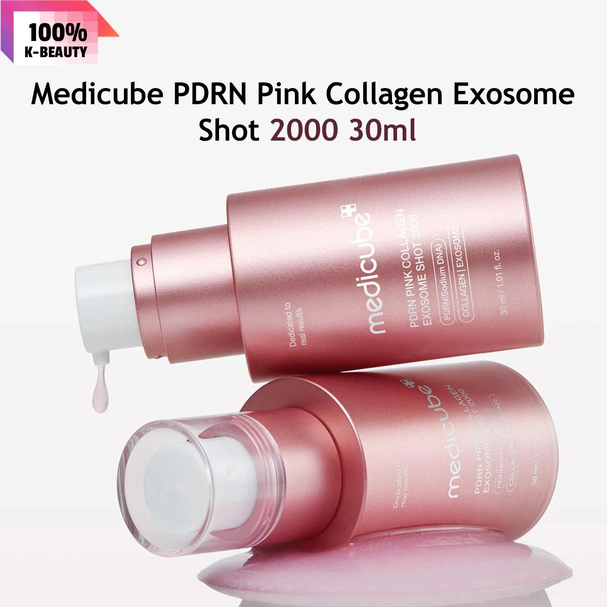 

Medicube PDRN Pink Collagen Exosome Shot 2000, Shot 7500, 30ml/1.01fl.oz.