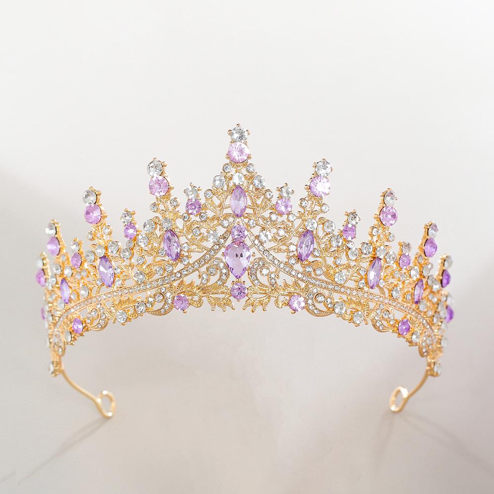  Tiare de Mariée en Cristal Élégant - Accessoire de Cheveux pour Mariage et Anniversaire