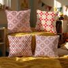 Bohemian Pattern Cushion Cover Set of Decorative Short Plush Pillow Covers for Sofa Soft Cushion Case X Cm