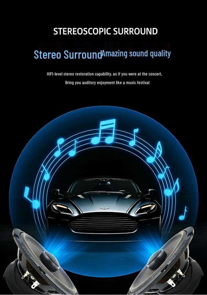 6.5-Inch Coaxial High Fidelity Car Door Speaker