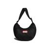 [Unisex] Original Nylon Midi Hobo Bag - Black Ubs3601Kbmblk