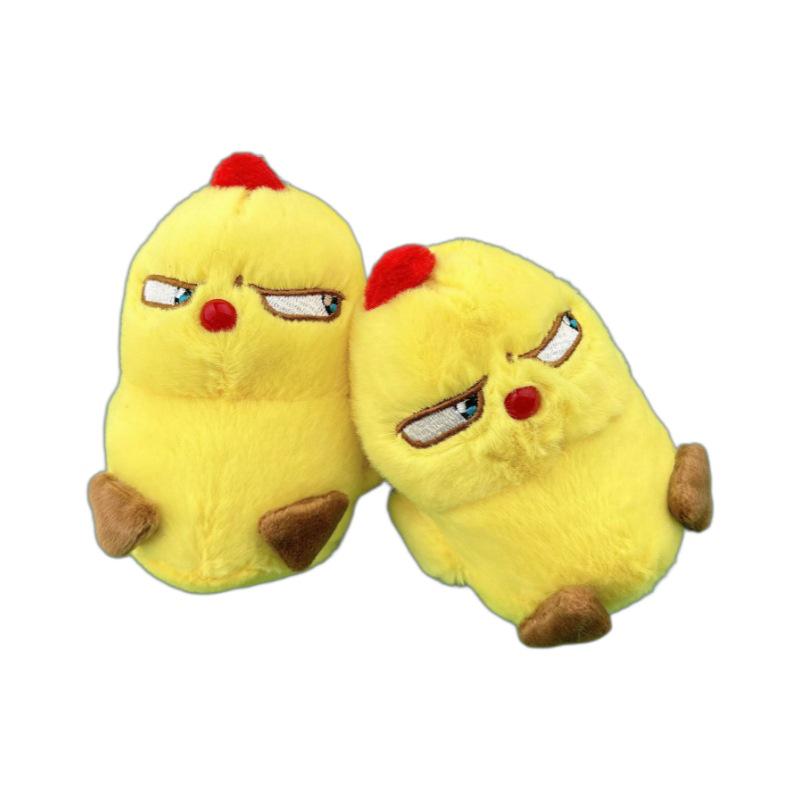 Adorable Plush Chicken Penguin Doll Keychain - Cute Children's Toy and Girly Bag Pendant