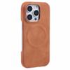 For iPhone 16 Pro Case Compatible with MagSafe Skin-Touch Leather+PC Back Cover