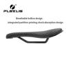 PLSELIS 3D Printed Nylon Hollow Ventilated High Short Nose Bike Saddle Road Mountain Bicycles