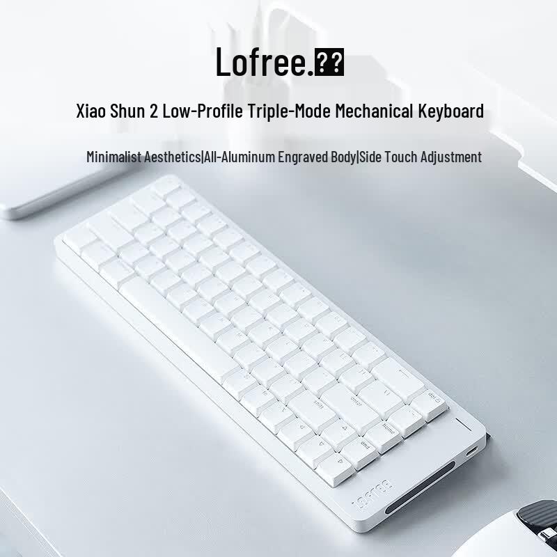 Lofree Flow2 68-Tasten Low-Profile Kabellose Mechanische Tastatur
