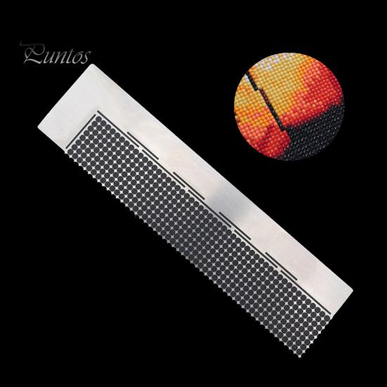 

DIY 5D алмазная живопись линейка вышивка рисунок круглый точечный сверлильный инструмент