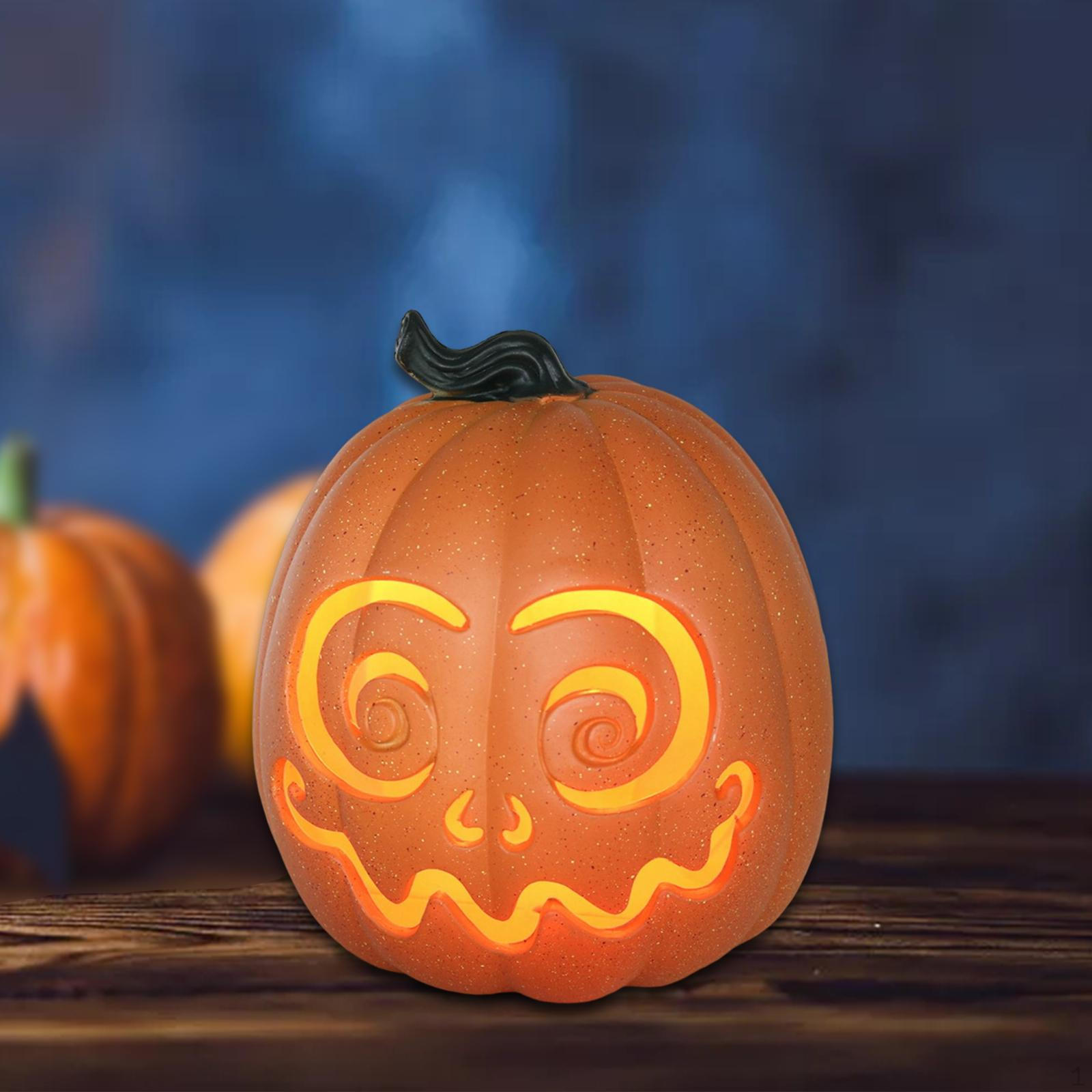 

Halloween Pumpkin Lantern Light Fall Autumn for Home Table Centerpieces Decor
