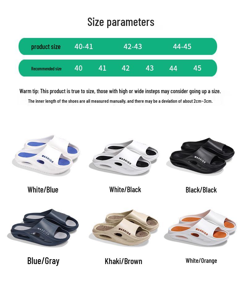 Huili Men's EVA Non-Slip Soft Sole Sports Slippers for Indoor/Outdoor Summer Use
