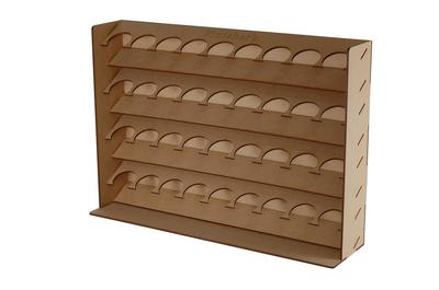 Cobaanii Model Workshop Paint Rack J Wooden Assembly Kit TW-021