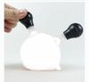 Glass Jar Spiked Rubber Ring Male Nipple Stimulator