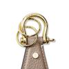 BONAVENTURA Shackle Keychain [Greige] Key Charm, Made of Genuine European Leather, Perfect Gift, BKHT2-GG