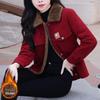 2025 Petite Women's Stylish Winter Short Jacket, Fleece-Lined, Thickened Cotton Coat