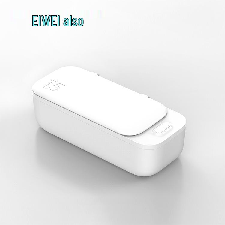 

MK-183Pro EIWEI Ultrasonic Cleaner for Glasses, Jewelry, Makeup Brushes, and Small Household Items AU Standard білий