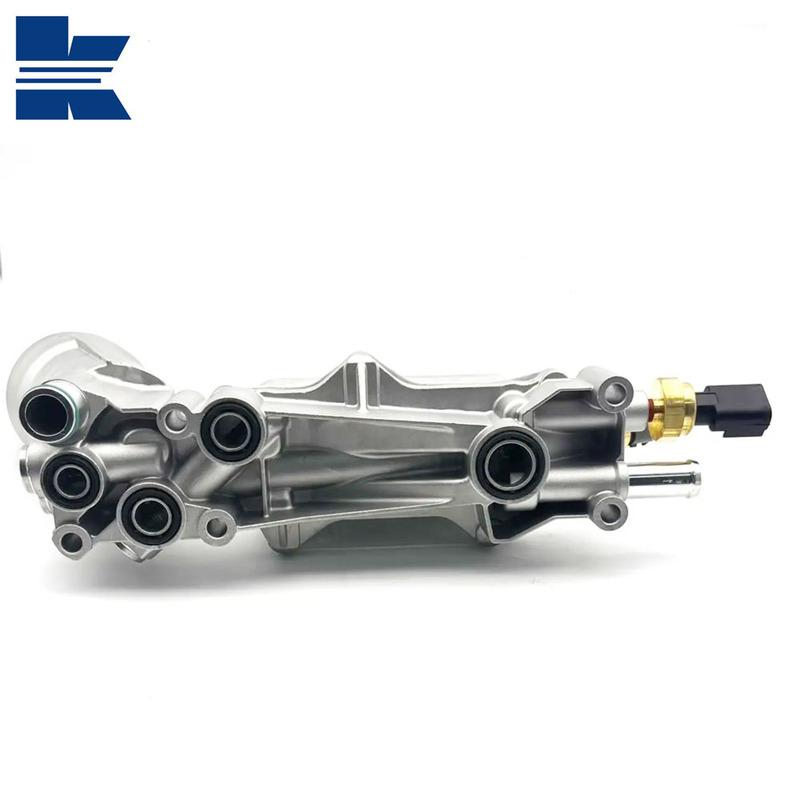 Aluminium Motorölfiltergehäuse Kühlersatz für Jeep Grand Cherokee Dodge Charger Journey Ram 3.6L V6 / 68105583AF 68105583AA