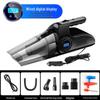 Handheld Cordless Car Vacuum: Dual Suction & Blow, Portable Pet Hair Remover