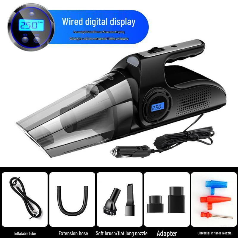 Handheld Cordless Car Vacuum: Dual Suction & Blow, Portable Pet Hair Remover