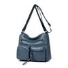 Dámská taška Vintage taška přes rameno Vícekapsá velkokapacitní taška crossbody