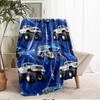 Truck Theme Printed Blanket - Perfect for Couch, Bed, Travel & Outdoor Use | Machine Washable, Cozy & Durable.