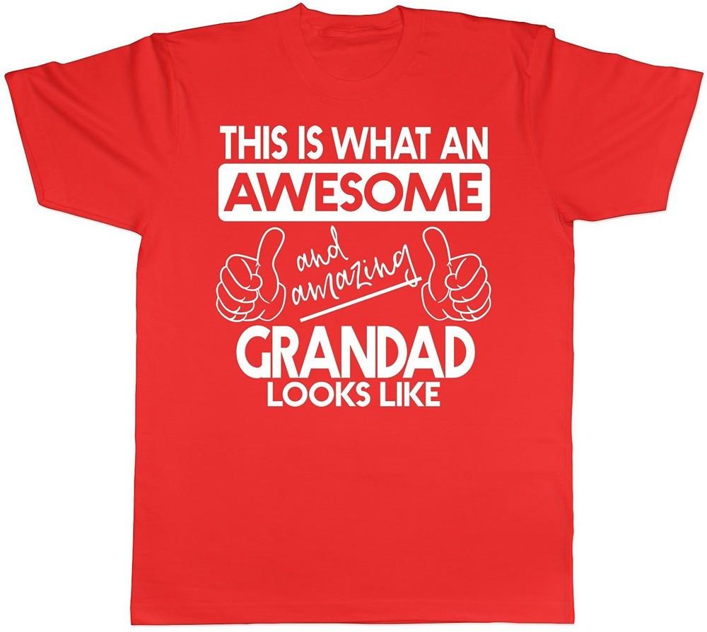 This is What An Awesome and Amazing Grandad Looks Like Unisexs Short Sleeve TShirt S