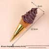 Simulation Torch Ice Cream Cone Model - Fake Dessert Display Prop for Ice Cream Shops